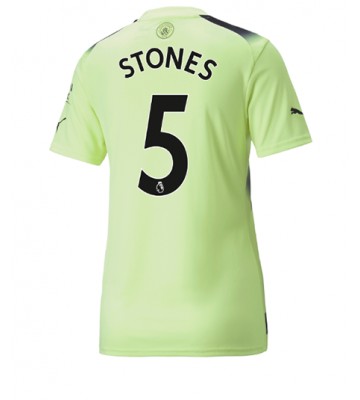 Manchester City John Stones #5 Tredjedrakt Kvinner 2022-23 Kortermet